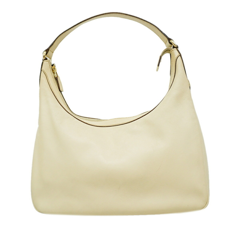 Gucci Shoulder Bag, Leather, Ivory, Women's